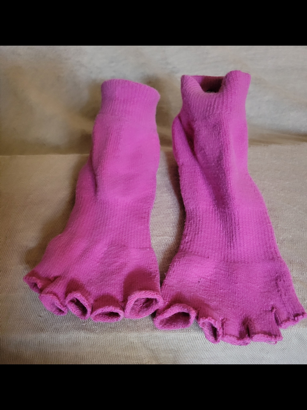 toesox Pink Toe Socks Set Of 2